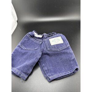 Vtg Cabbage Patch Kids Doll Clothes 1983 Denim Blue Jeans Pants Coleco-1